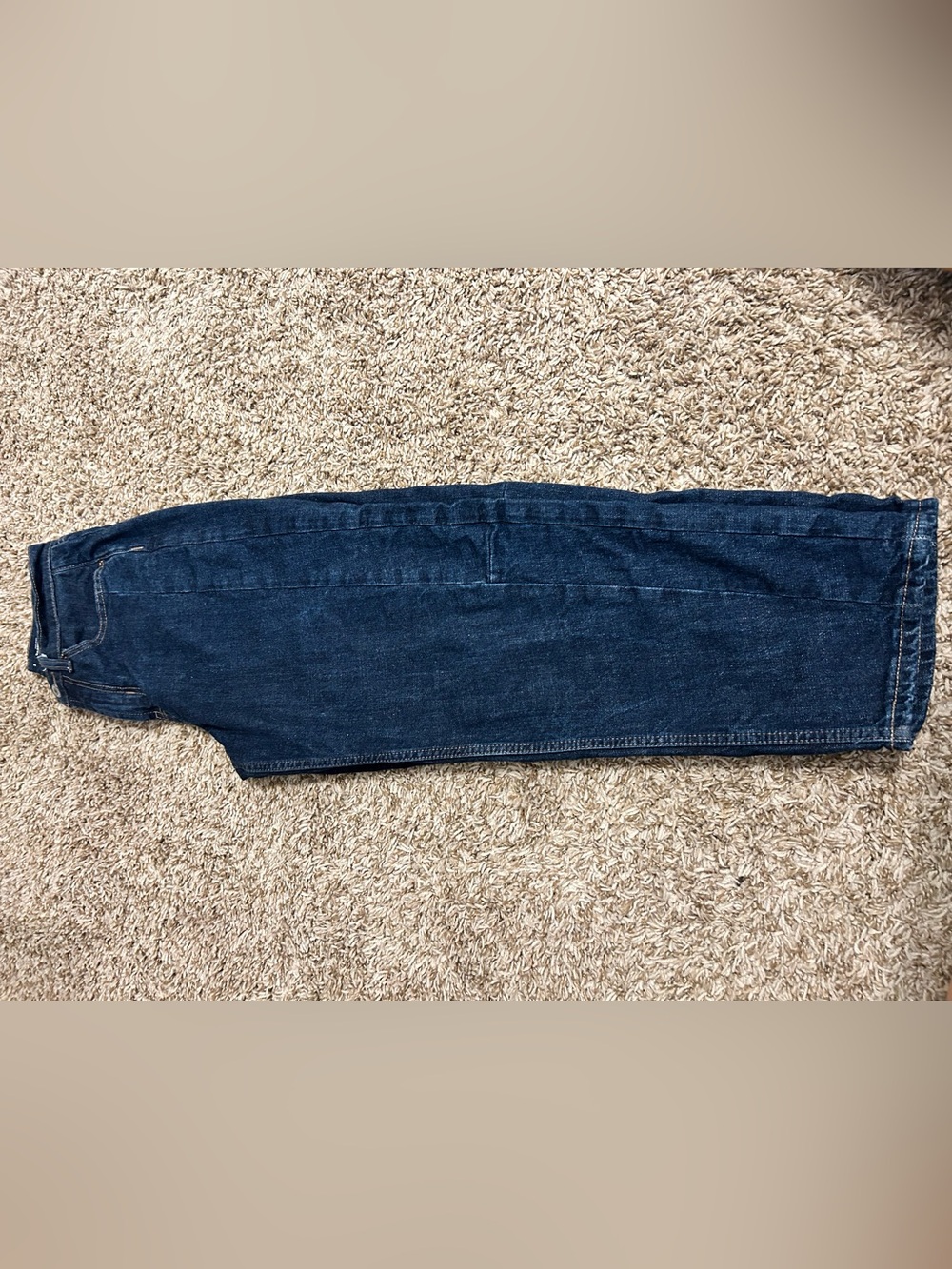 Old Navy Dark Indigo Boyfriend Jeans - Picture 4 of 5